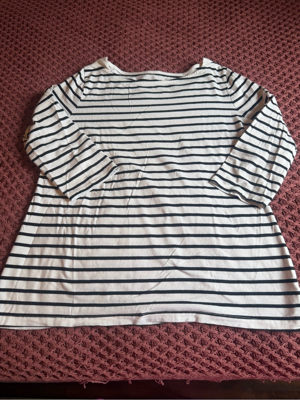 Merona Striped Boatneck Top